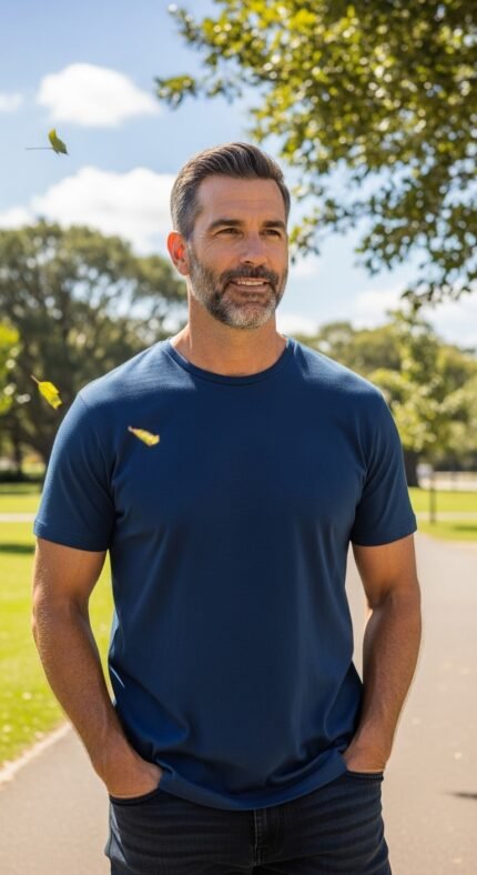 Classic Fit Men's 4XL Cotton T-Shirt