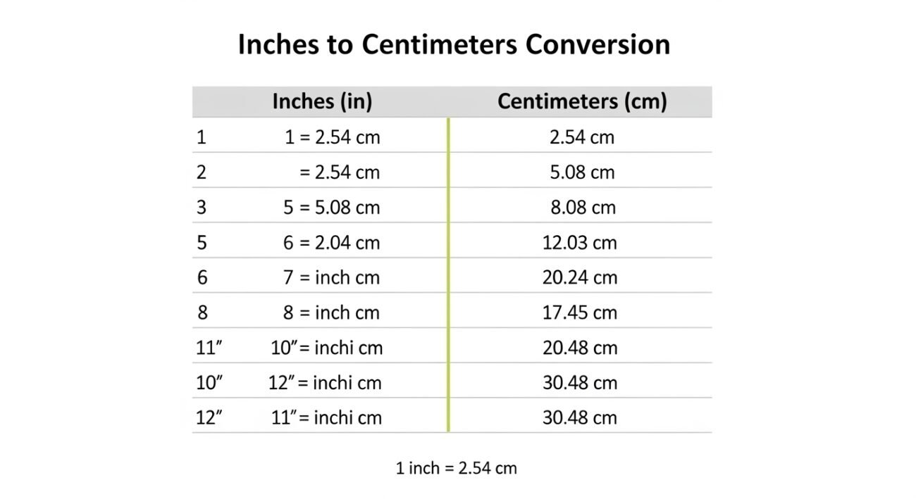 CM vs. Inches