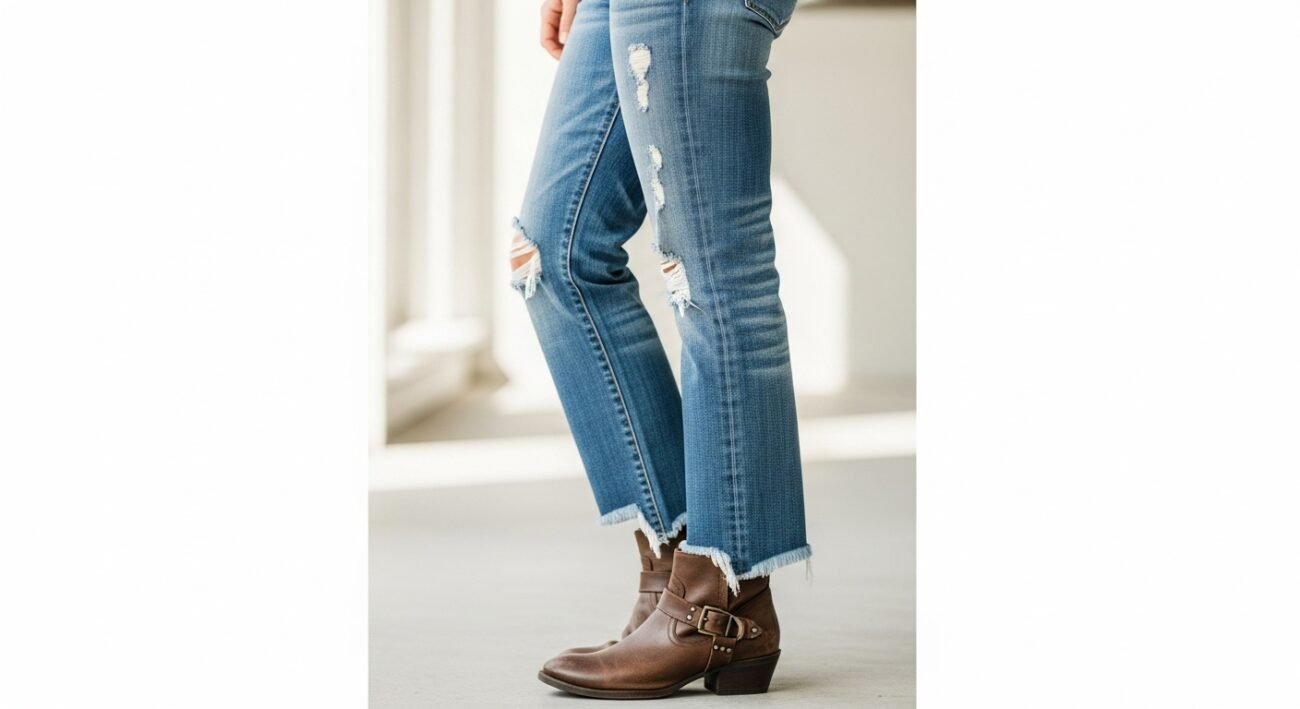 Distressed, Ripped, and Faded