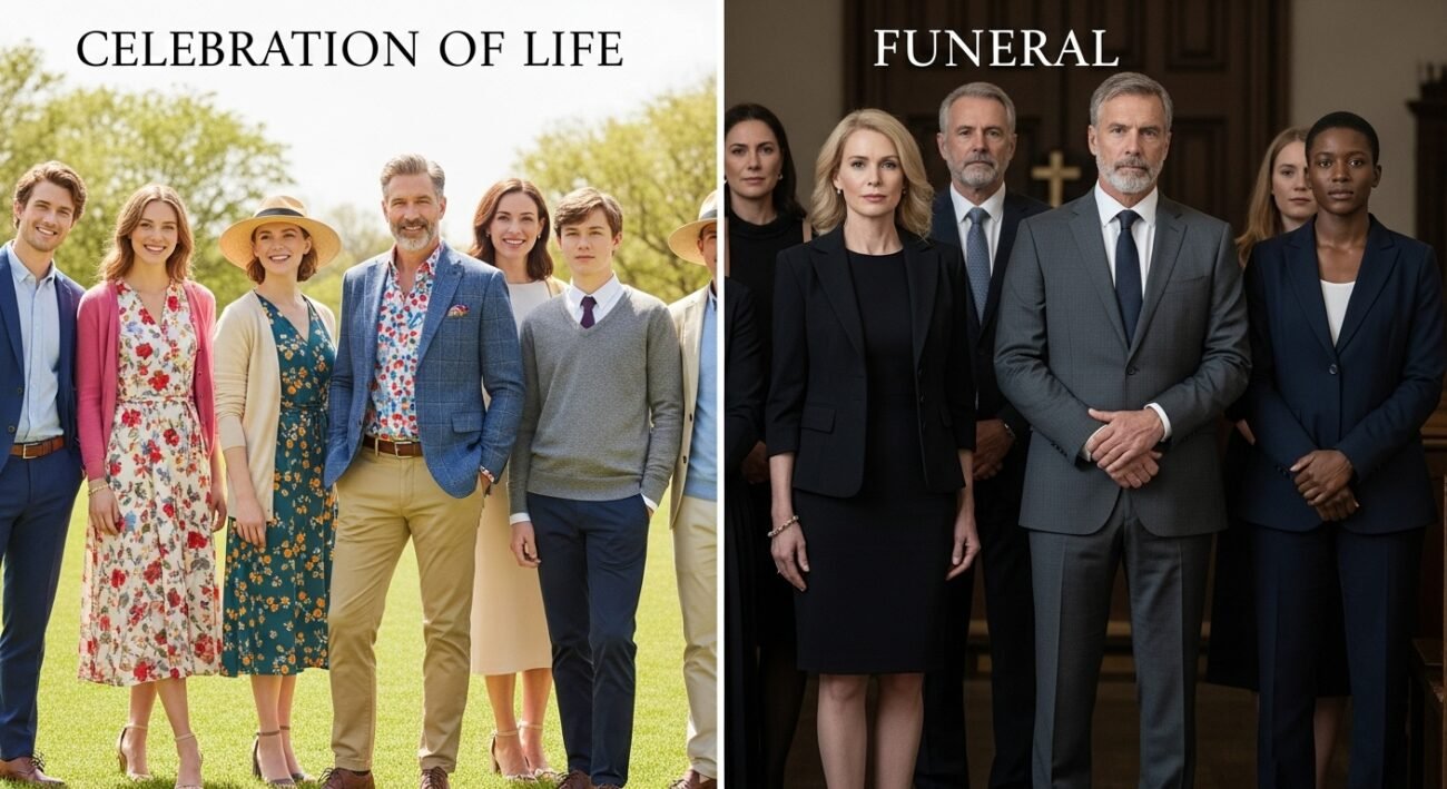 what do you wear to a celebration of life