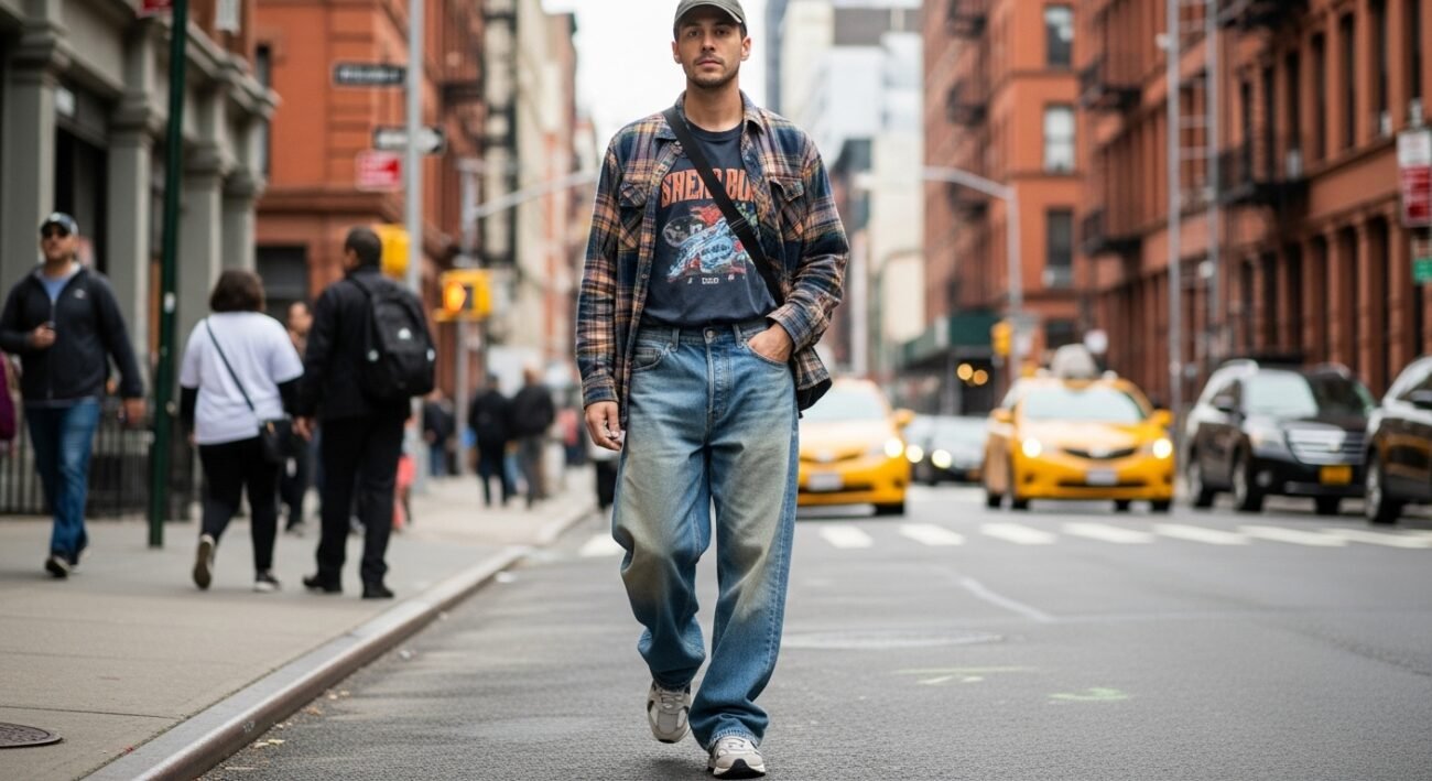 baggy jeans men