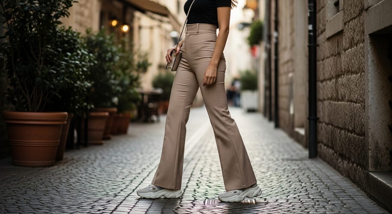 flared trousers