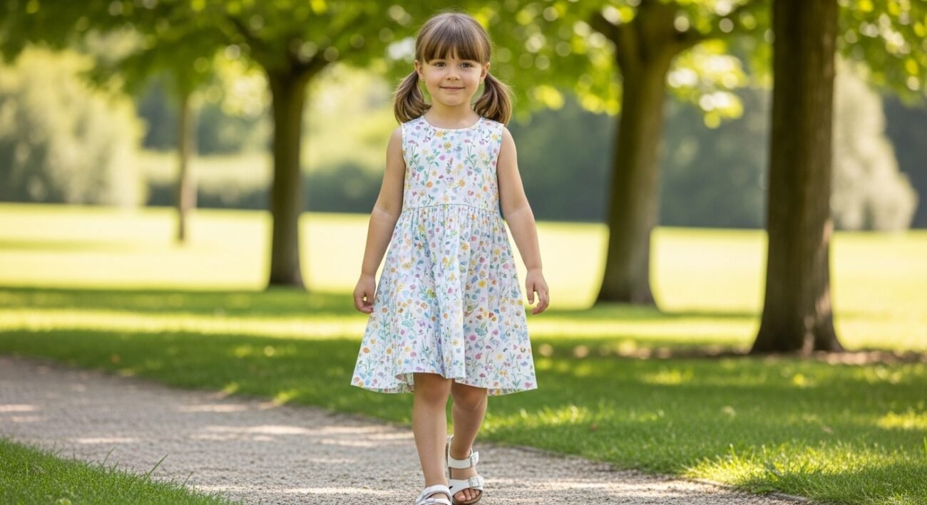 simple long frock design