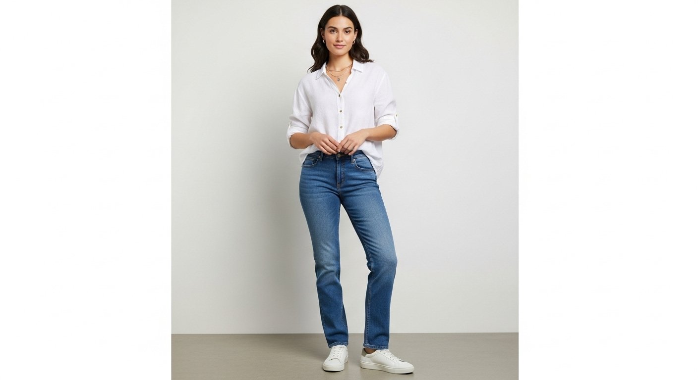 straight fit jeans women