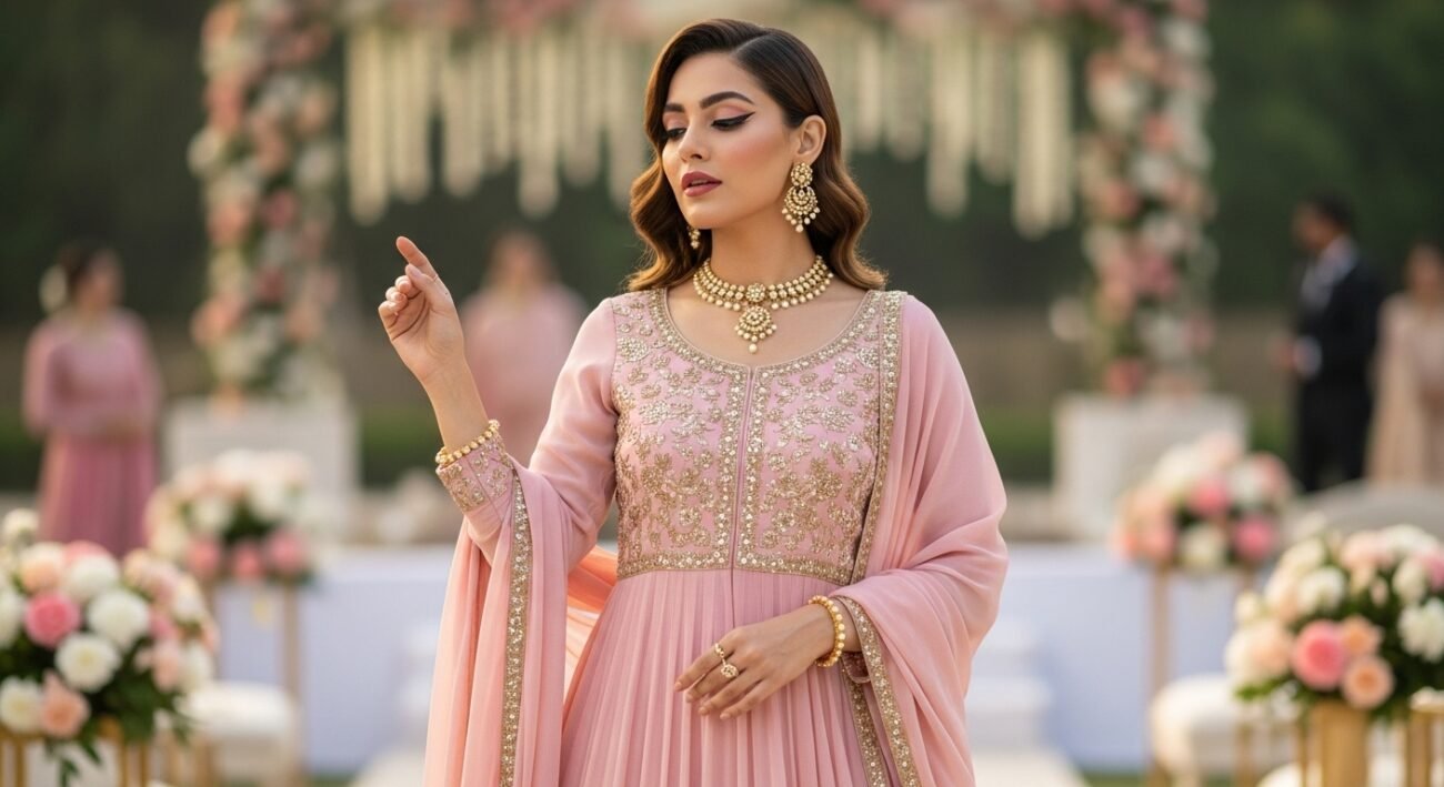 wedding anarkali dress