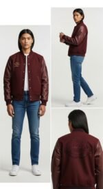 Burgundy Varsity Jacket