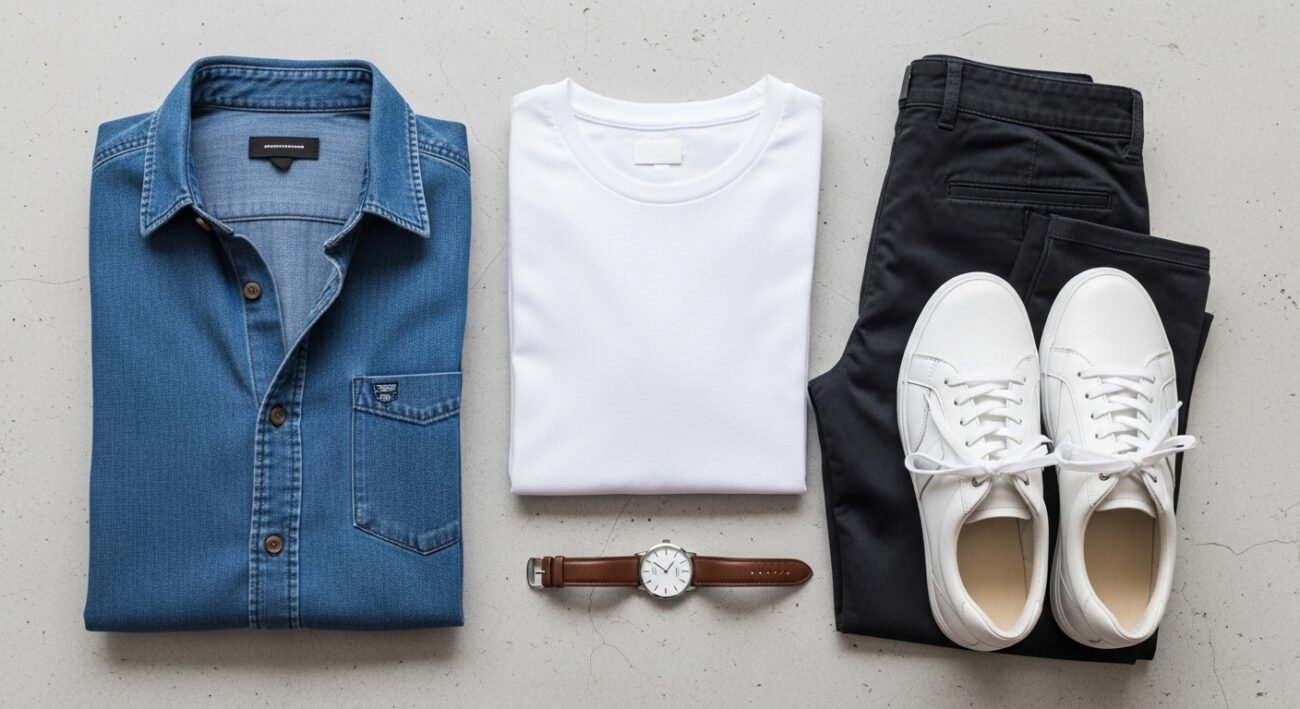 denim shirt for men