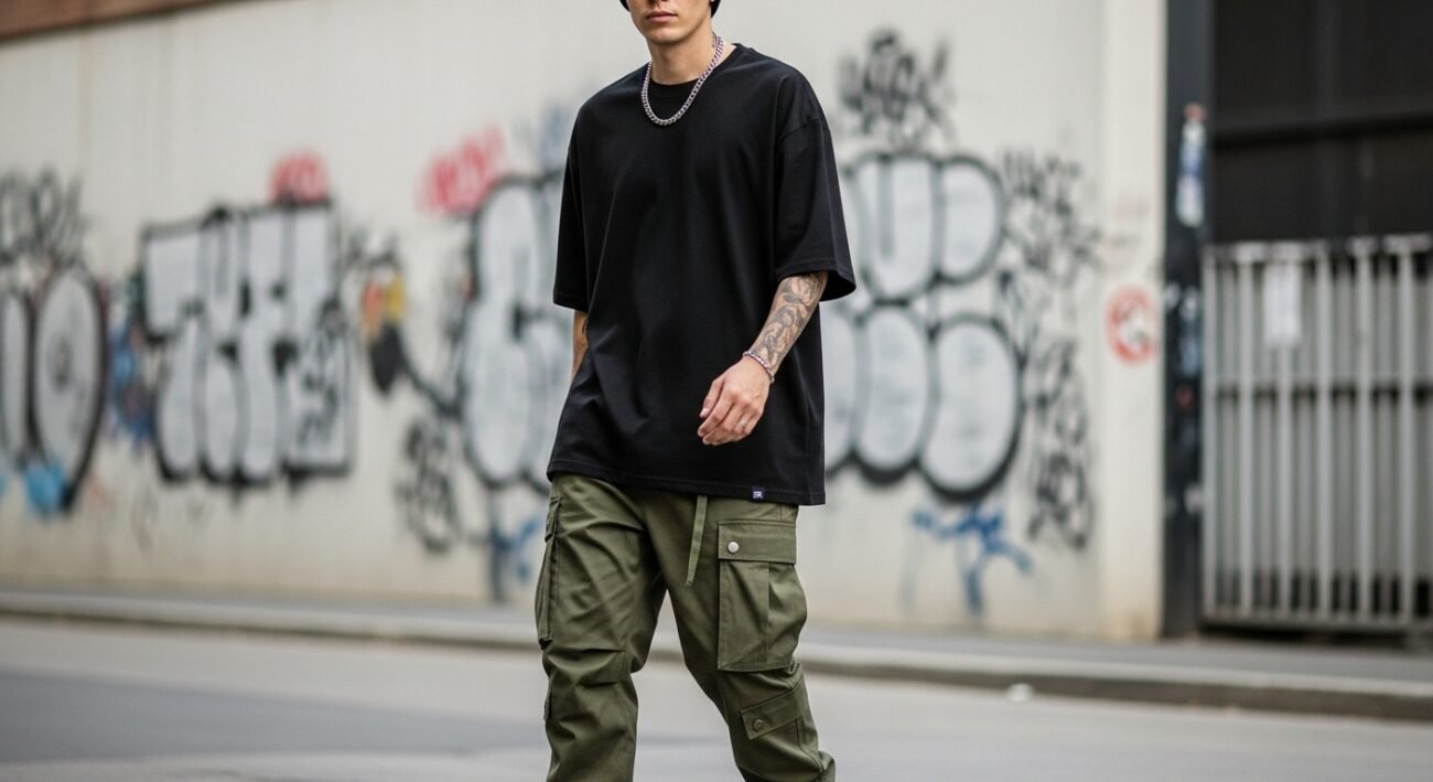 down shoulder t shirt