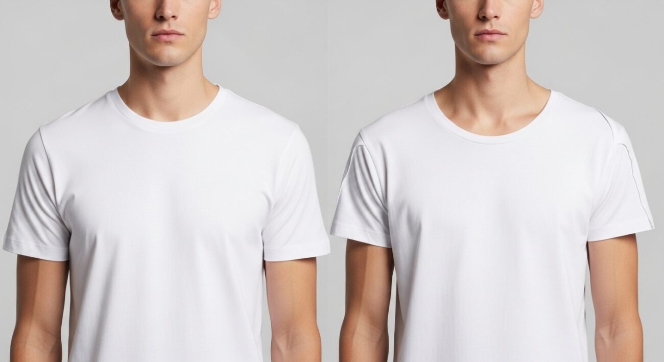 drop shoulder shirt