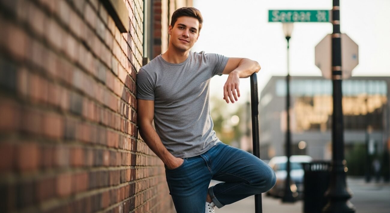 grey shirt combination