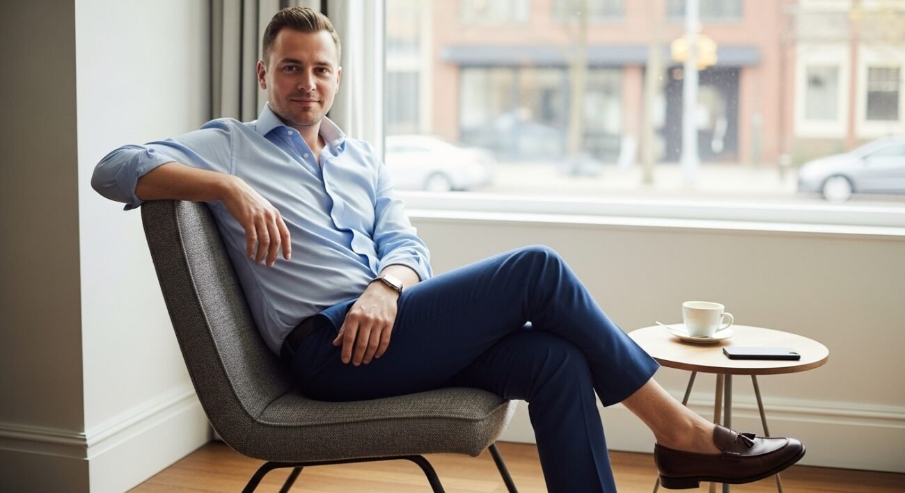 light blue shirt matching pant