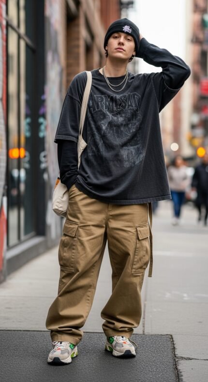 oversized or relaxed fit