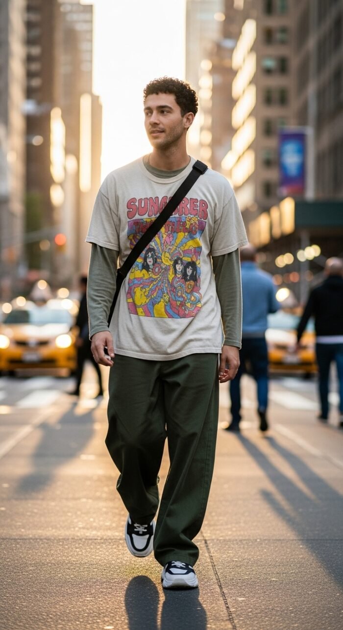 oversized or relaxed fit