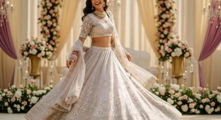pastel lehenga