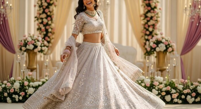 pastel lehenga