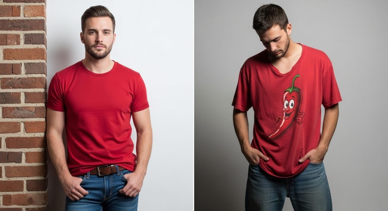 red shirt