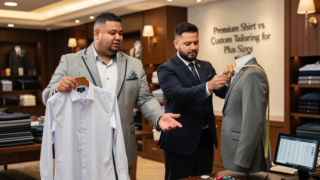 Premium Shirts vs. Custom Tailoring for Plus Sizes in 2026